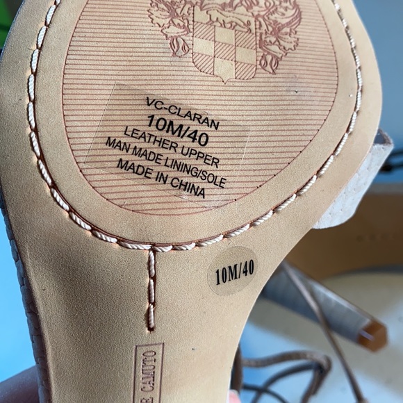 Vince Camuto Clara lace up shoe NWOT - Picture 9 of 10